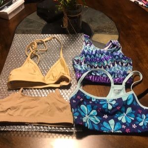 Bundle of child’s sport tops for dance/ gymnastics